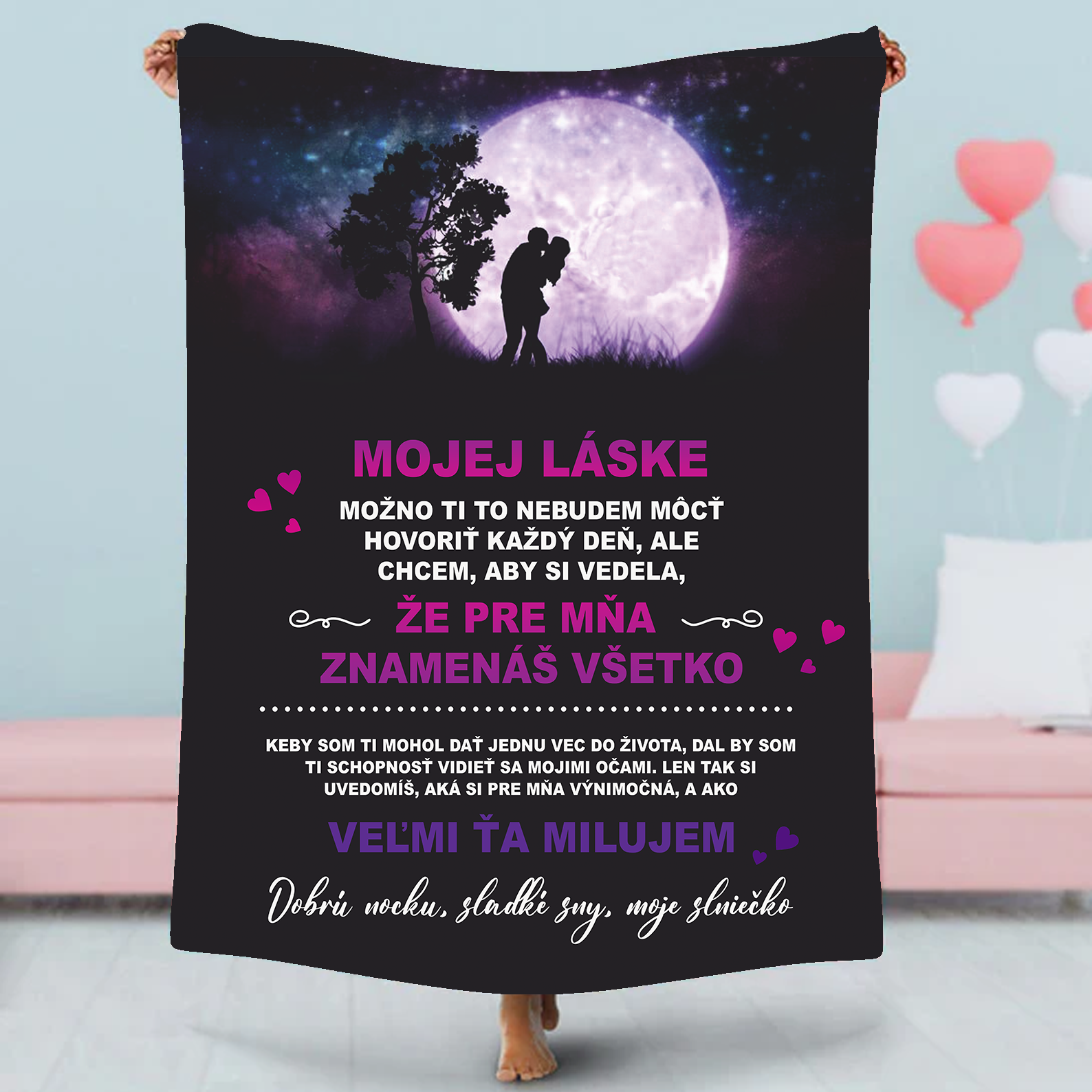 Deka Tip Na Valentinsky Darcek Pre Muza Deka "Moja láska"