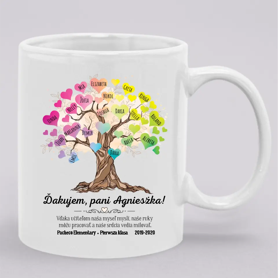 Personalizovaný hrnček ku Dňu učiteľov