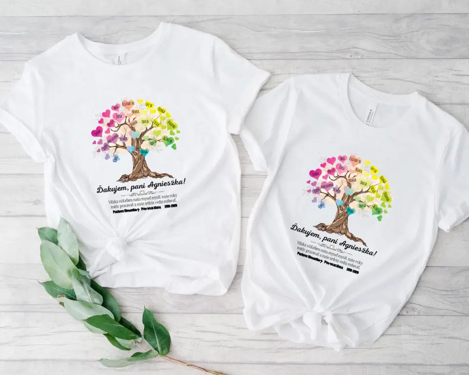 Personalizovaný darček ku Dňu učiteľov - tričko