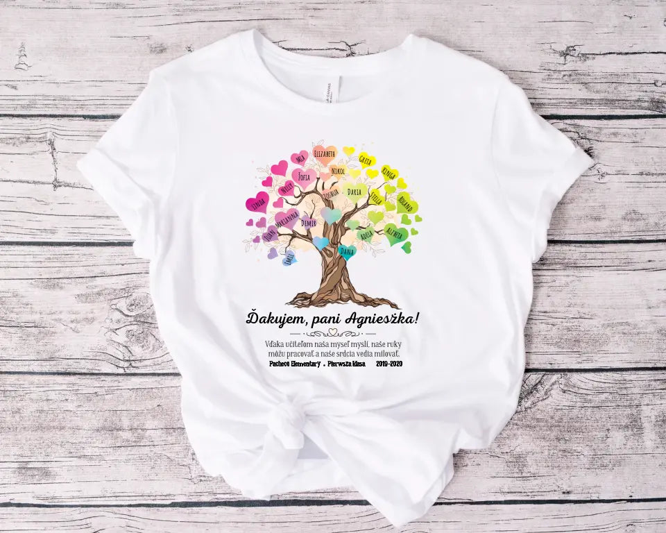 Personalizovaný darček ku Dňu učiteľov - tričko
