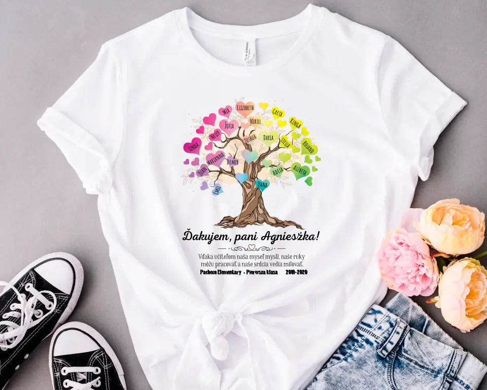 Personalizovaný darček ku Dňu učiteľov - tričko