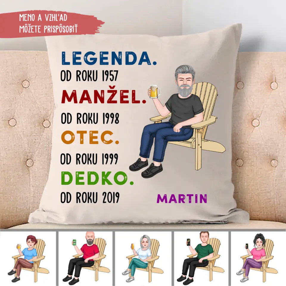 Obliečka na vankúš - Legenda
