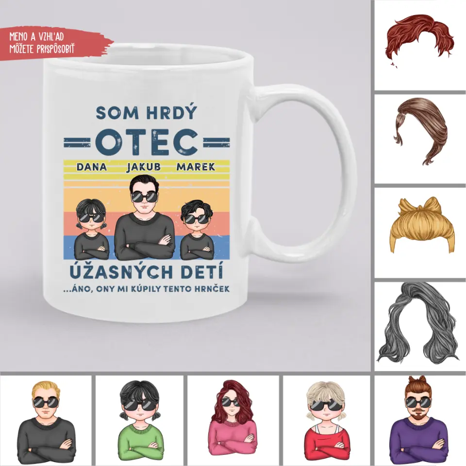 Hrnček - Som hrdým otcom úžasných DETÍ