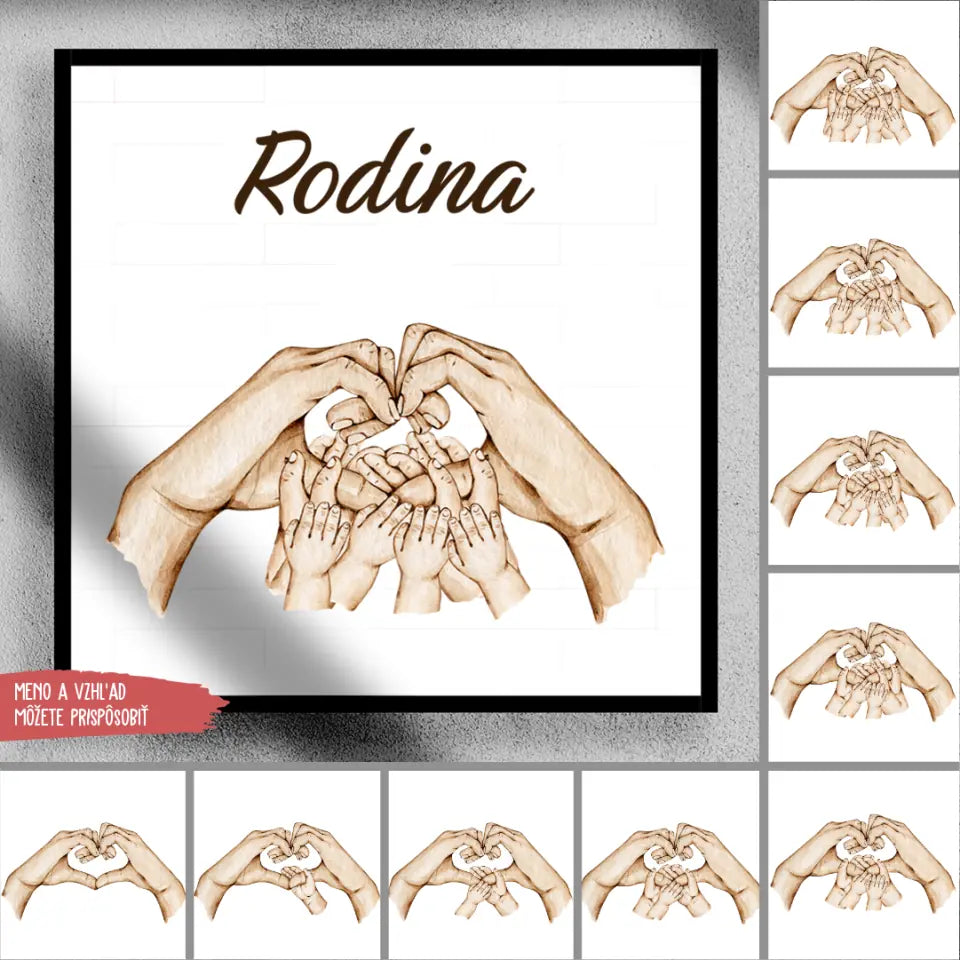 Obraz - Rodinné srdce