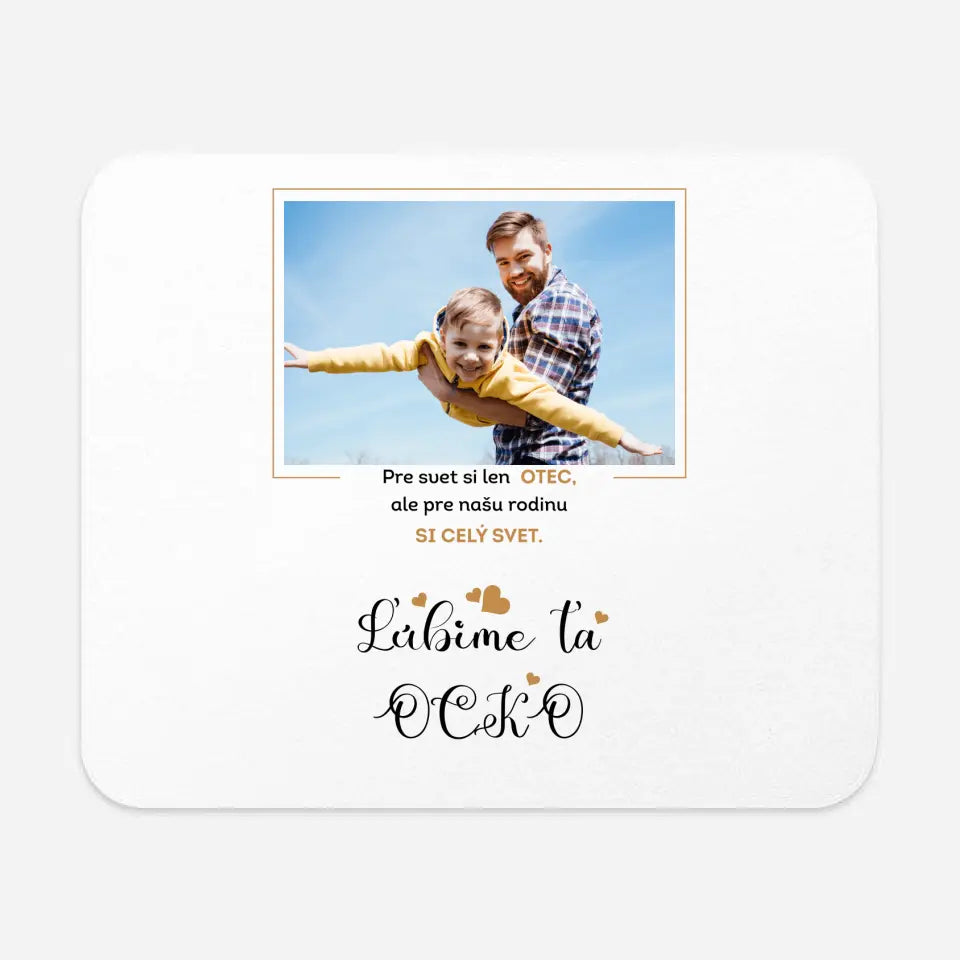 Personalizovaná podložka pod myš pre otca