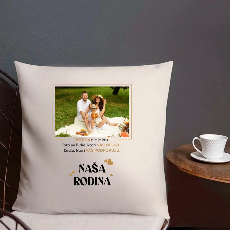 Personalizované tričko pre rodinu s vlastnou fotkou a nápisom