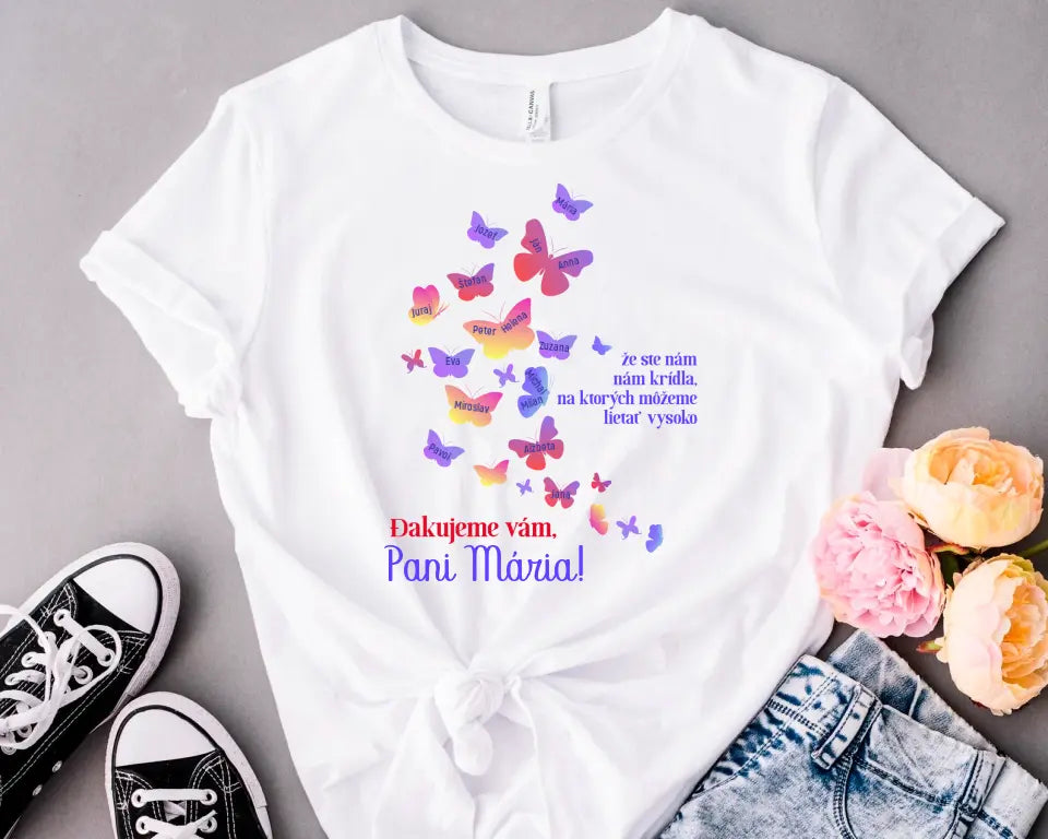 Personalizovaný darček ku Dňu učiteľov - tričko