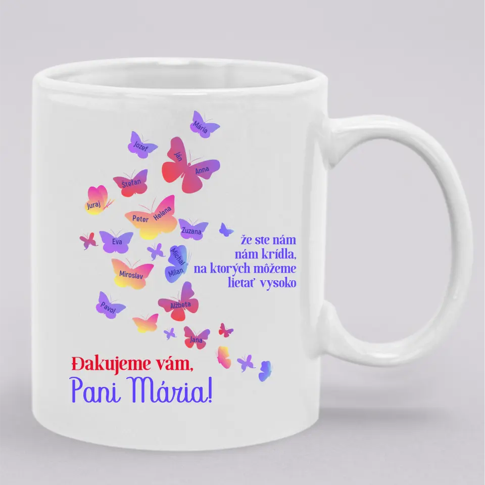 Personalizovaná podložka pod myš ku Dňu učiteľov