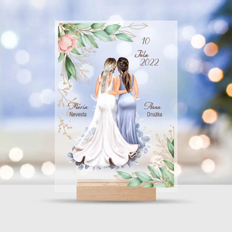 Nevesta a družička - personalizovaný hrnček