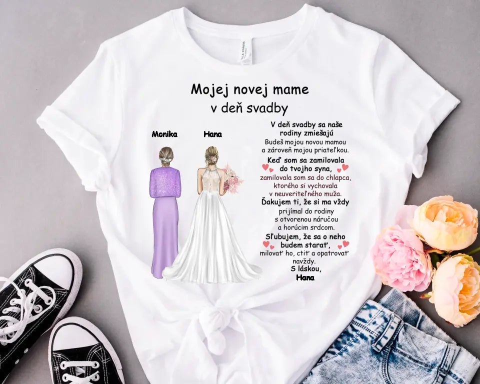 Mojej novej mame v deň svadby