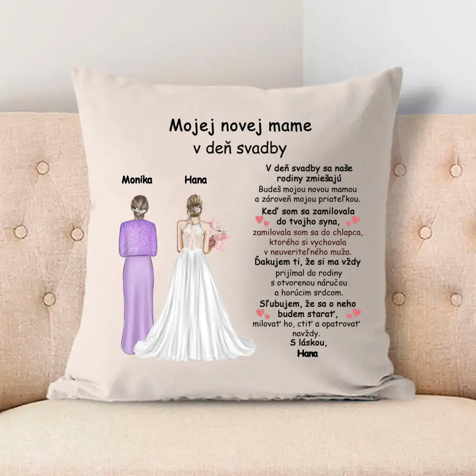 Mojej novej mame v deň svadby