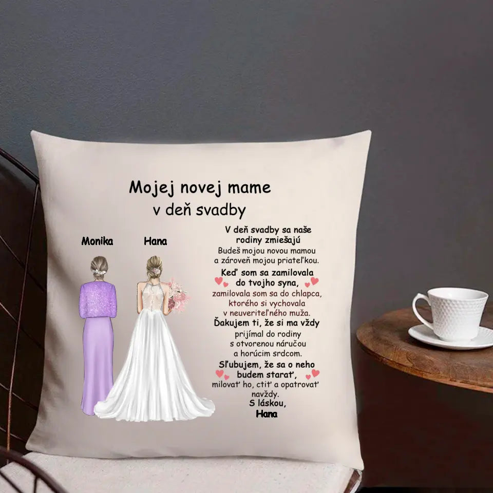 Mojej novej mame v deň svadby