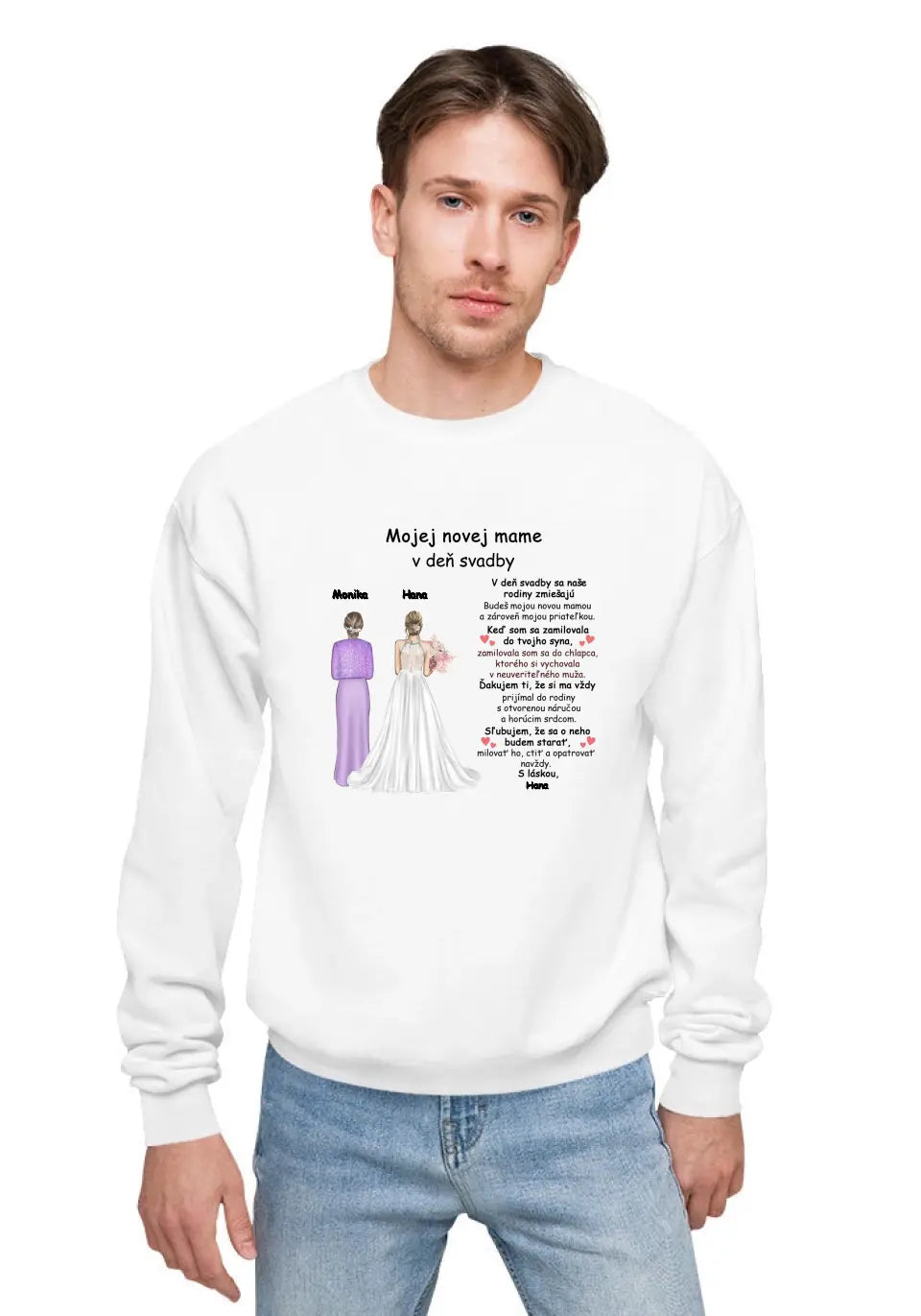 Mojej novej mame v deň svadby