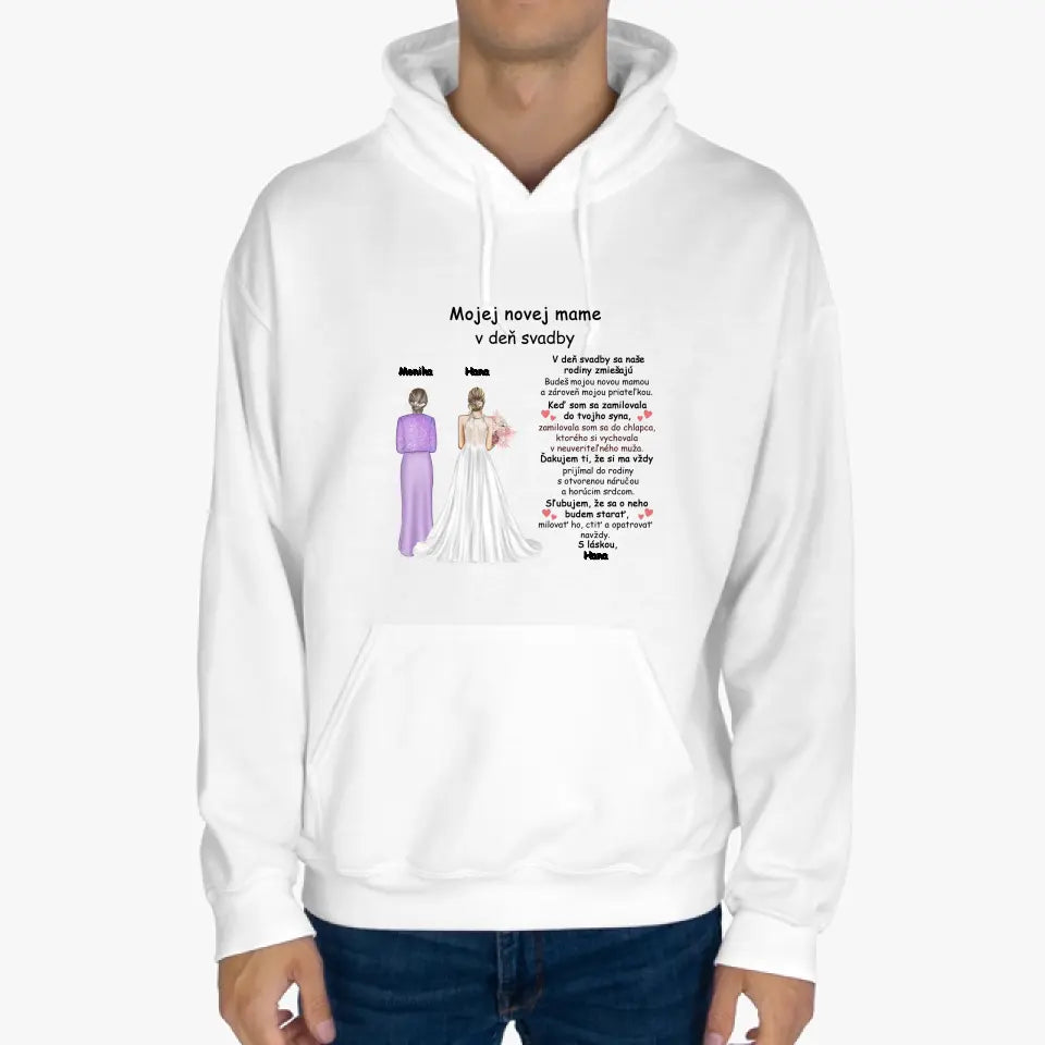 Mojej novej mame v deň svadby