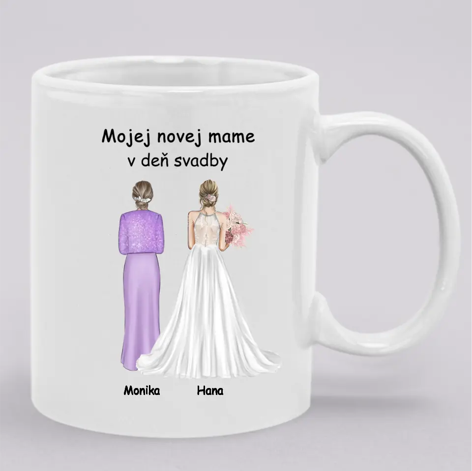 Mojej novej mame v deň svadby