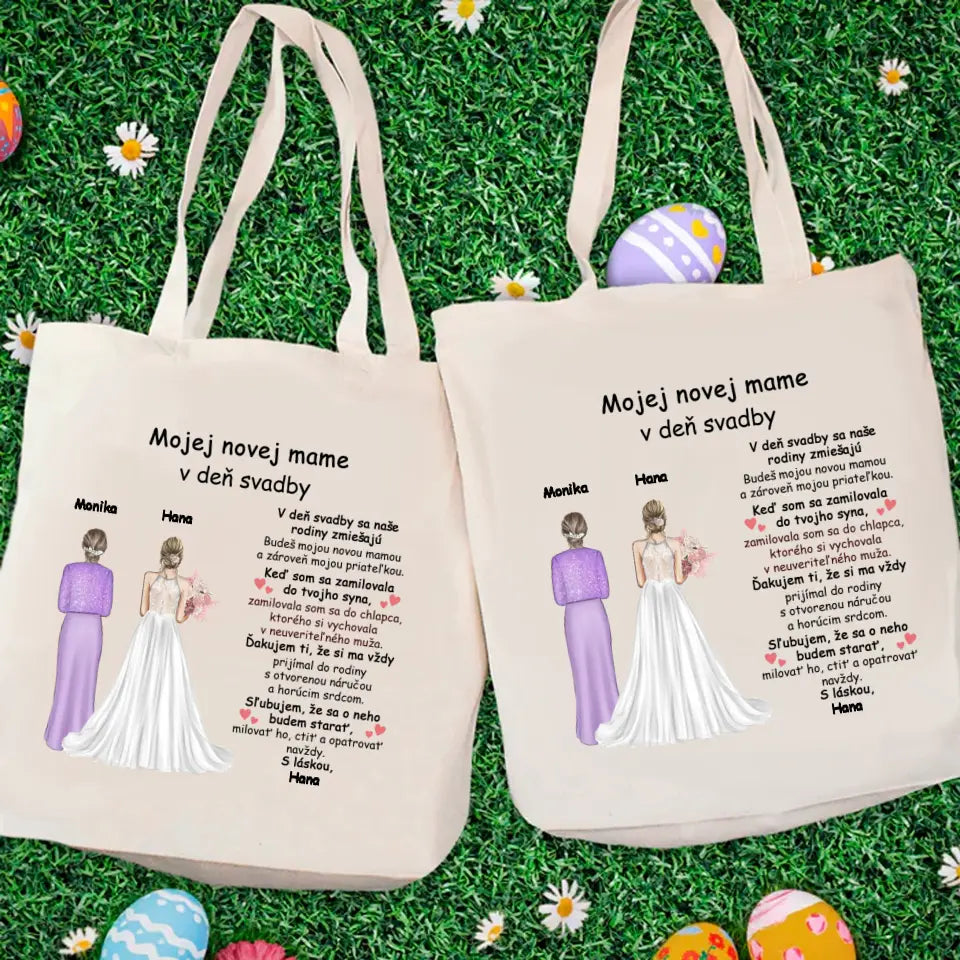 Mojej novej mame v deň svadby
