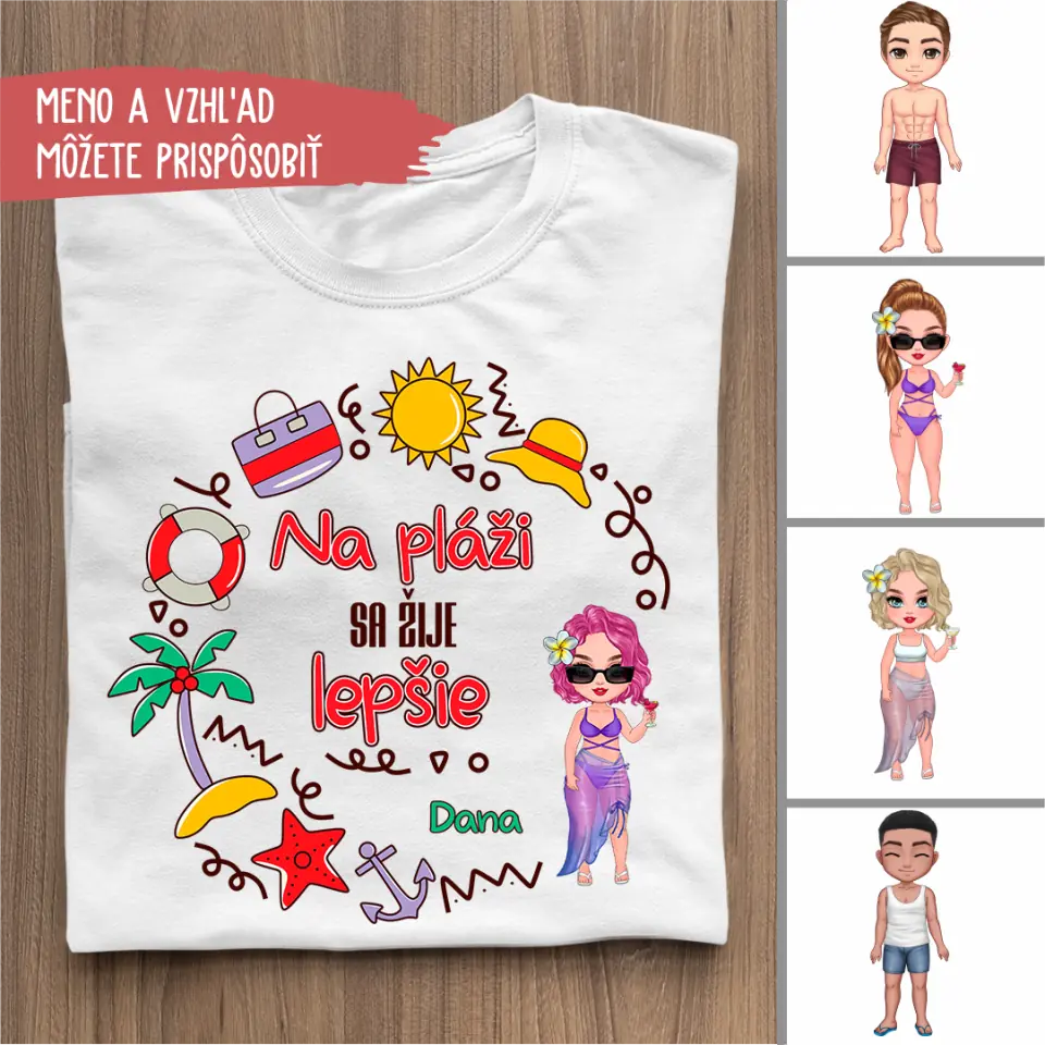 Na pláži sa žije lepšie