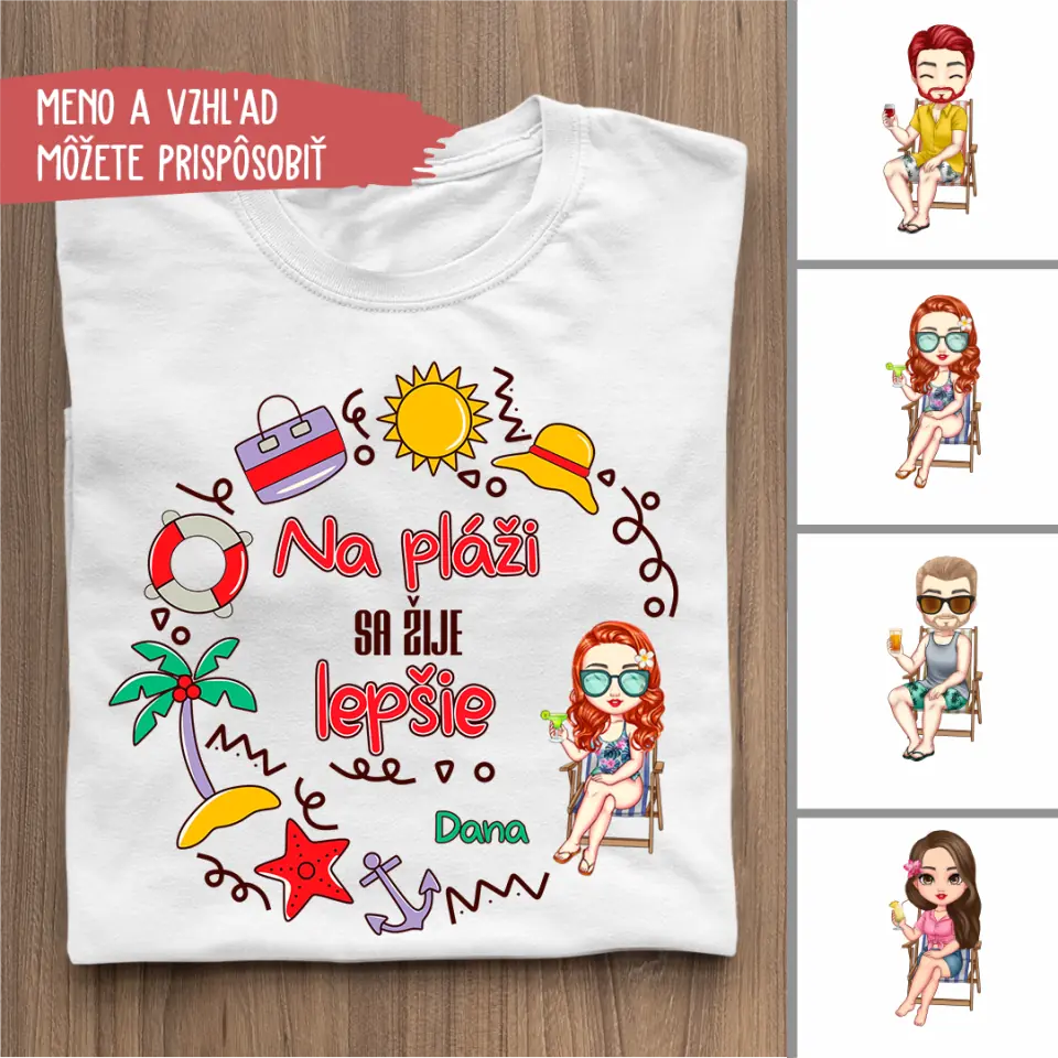 Na pláži sa žije lepšie
