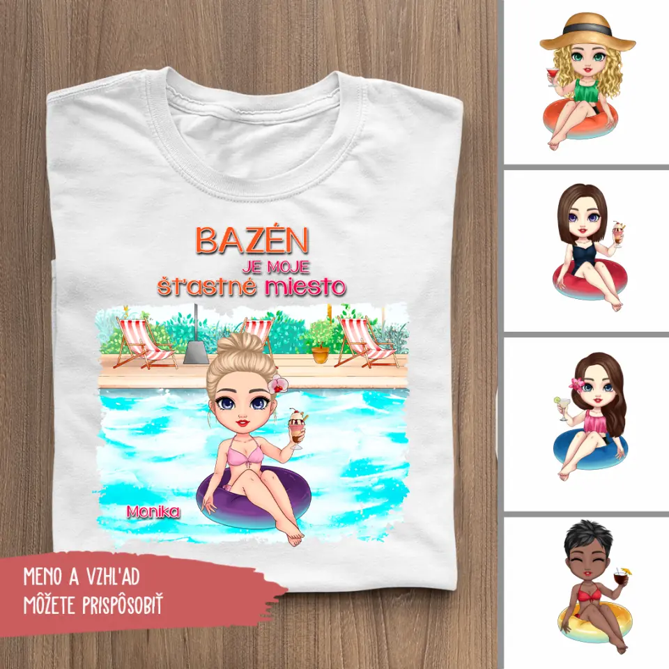 Bazén je moje šťastné miesto