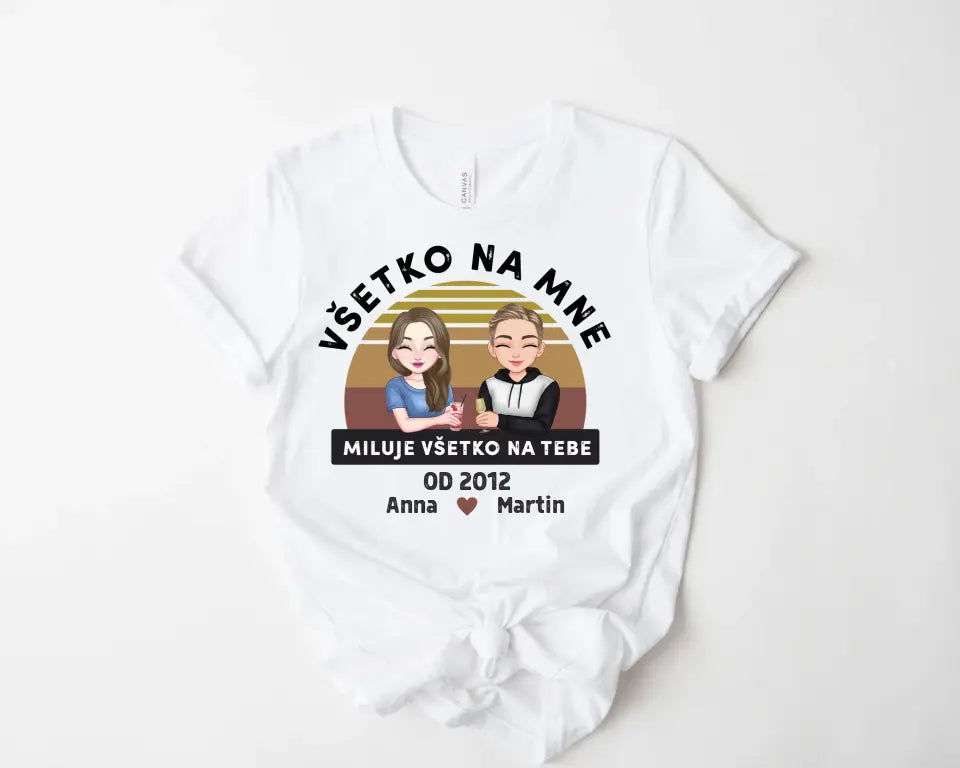 Všetko na mne miluje všetko na tebe