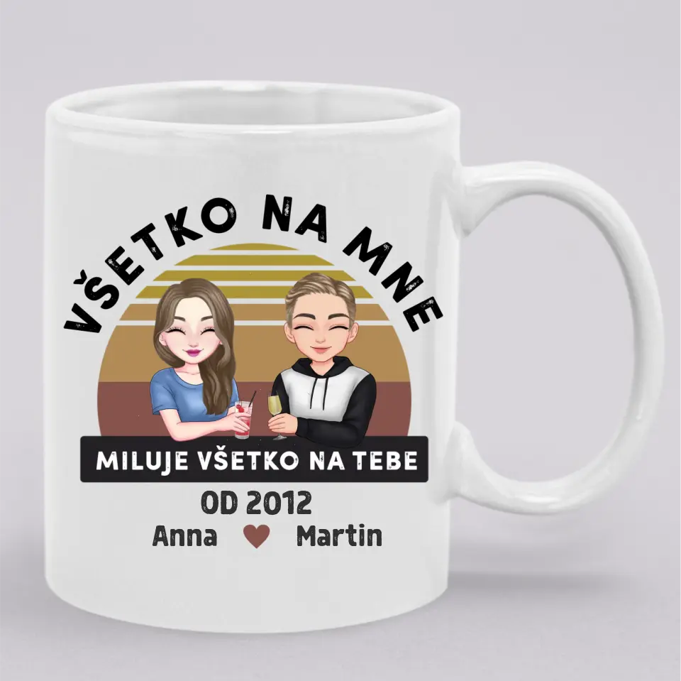 Všetko na mne miluje všetko na tebe