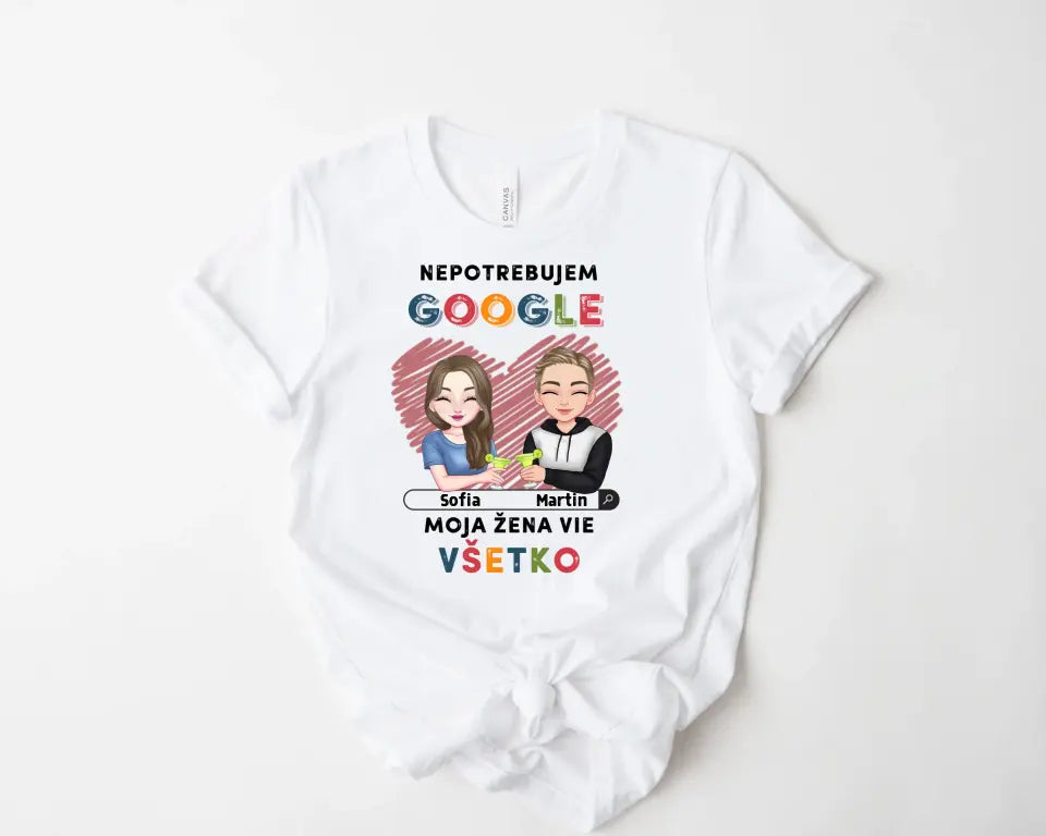 Nepotrebujem Google moja žena vie všetko