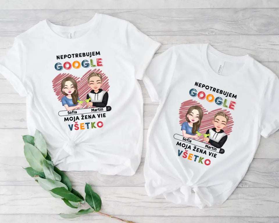 Nepotrebujem Google moja žena vie všetko