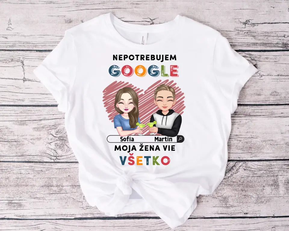 Nepotrebujem Google moja žena vie všetko