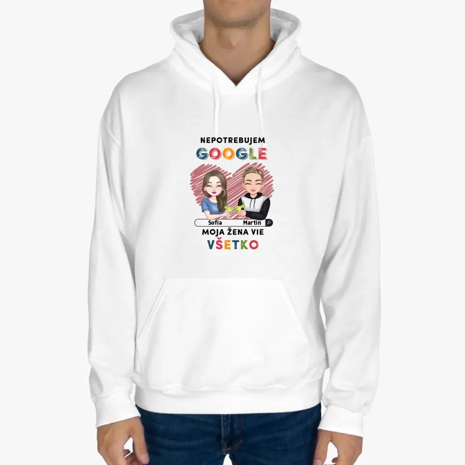Nepotrebujem Google moja žena vie všetko