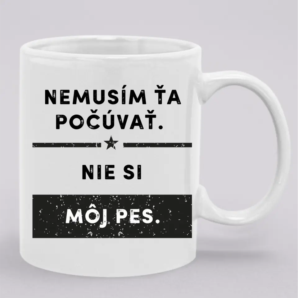 Nemusím ťa počúvať