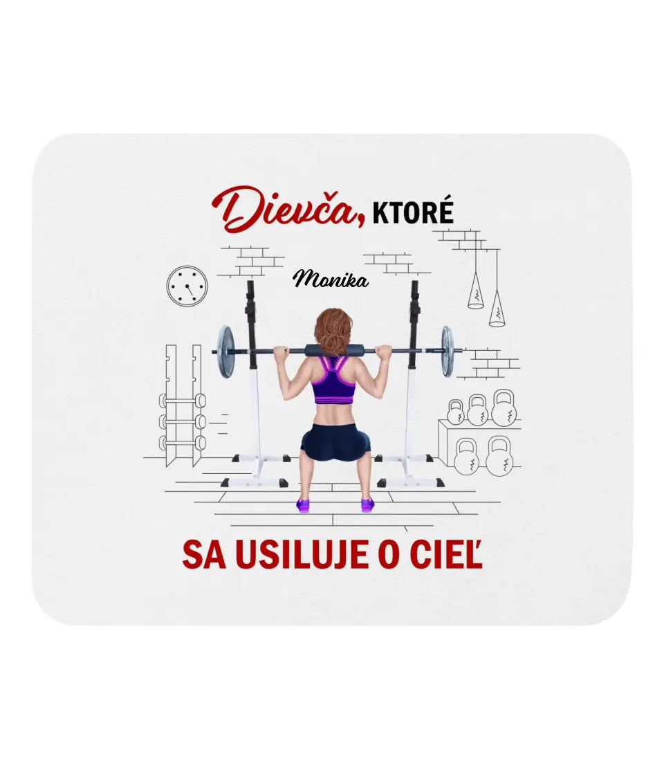 Dievča ktoré sa usiluje o cieľ