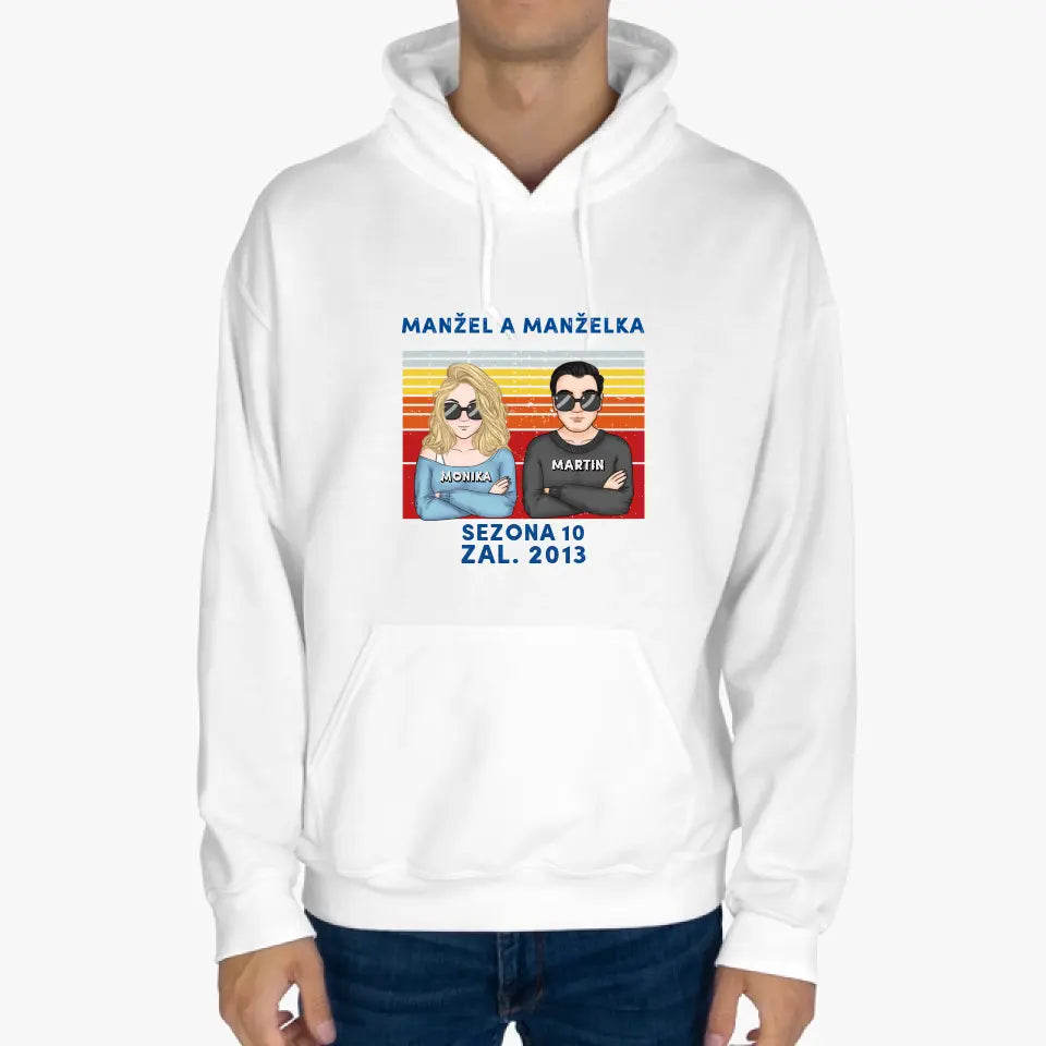 Retro. Manžel a Manželka