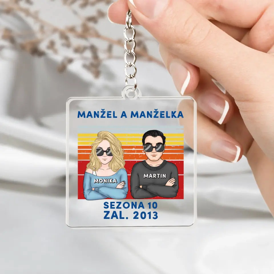 Retro. Manžel a Manželka