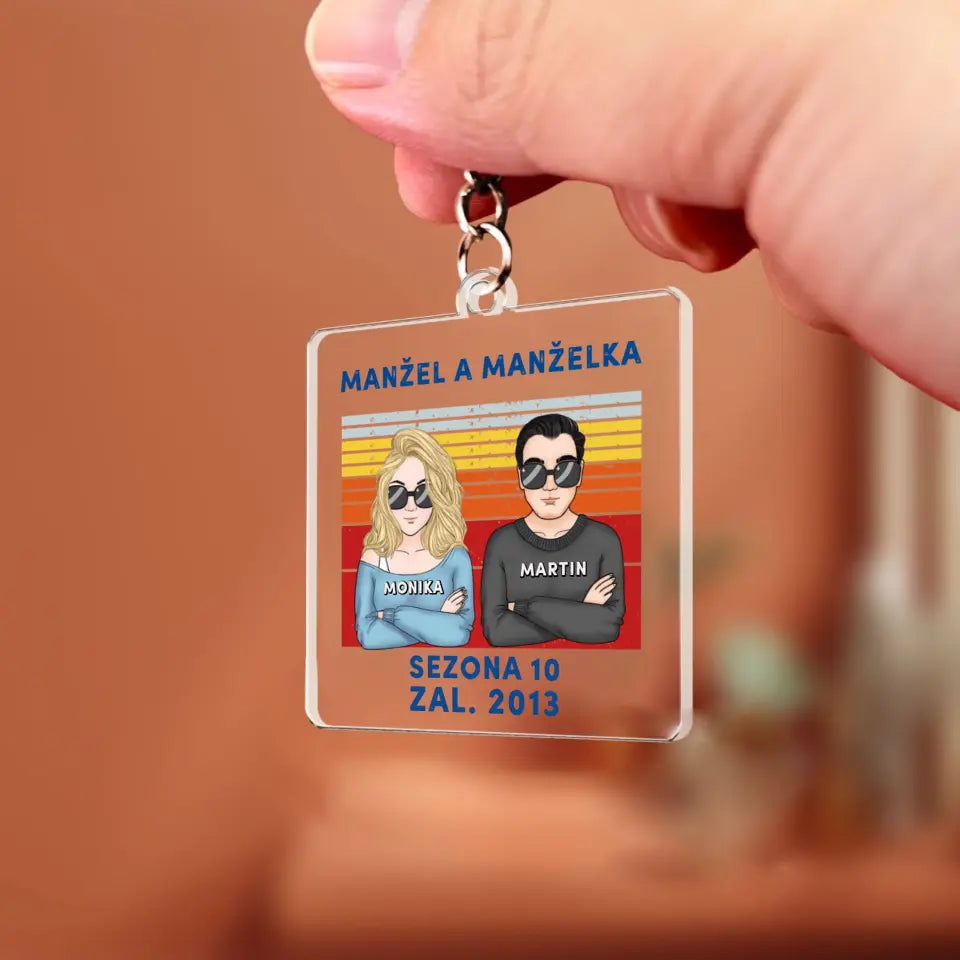 Retro. Manžel a Manželka