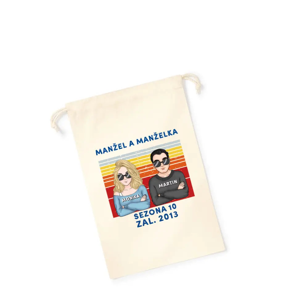 Retro. Manžel a Manželka