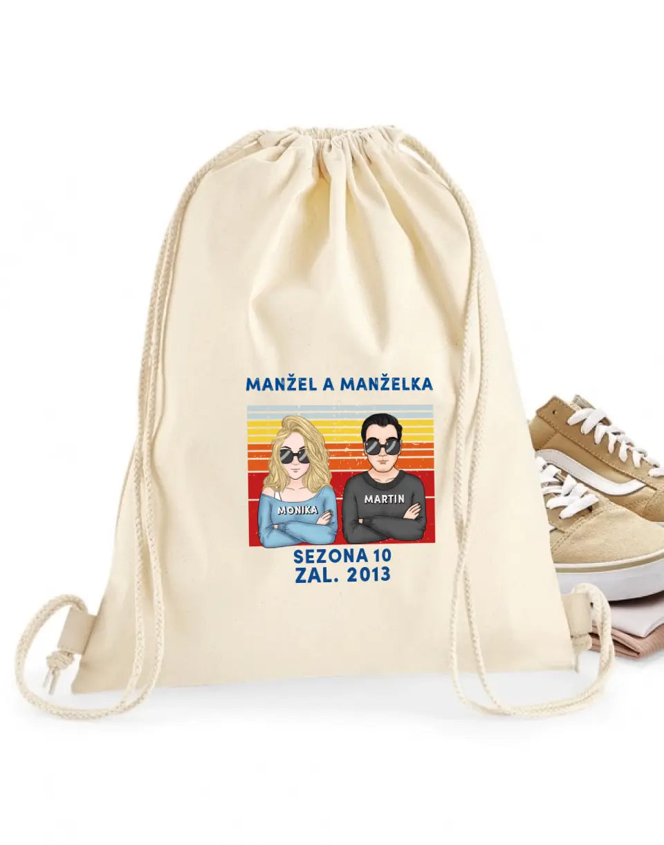 Retro. Manžel a Manželka