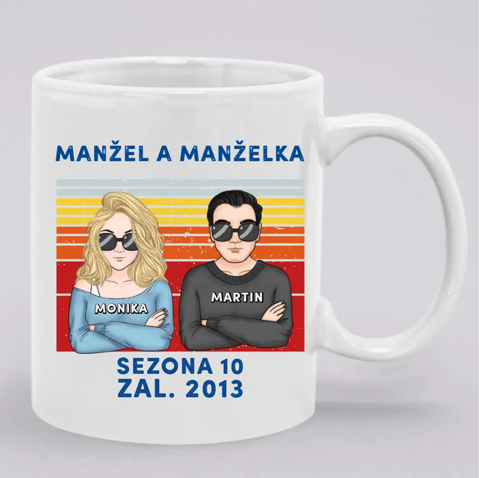 Retro. Manžel a Manželka