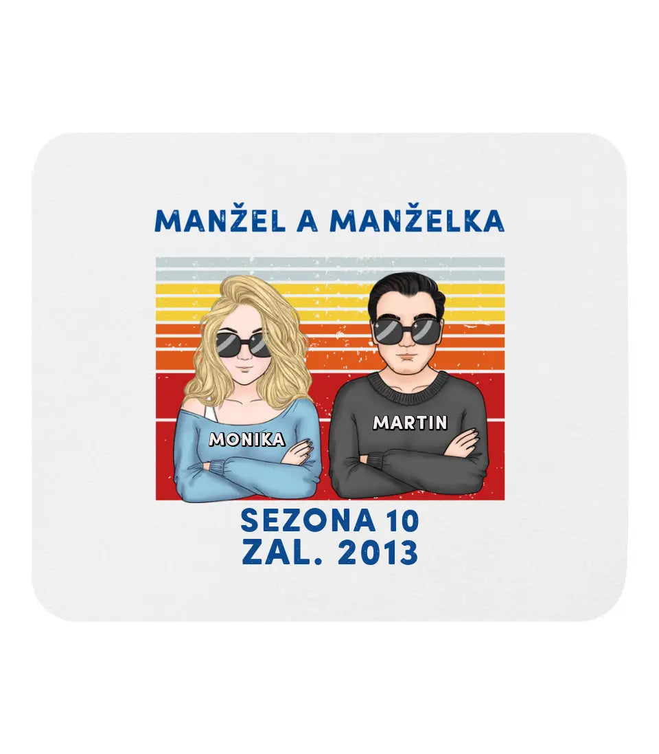 Retro. Manžel a Manželka