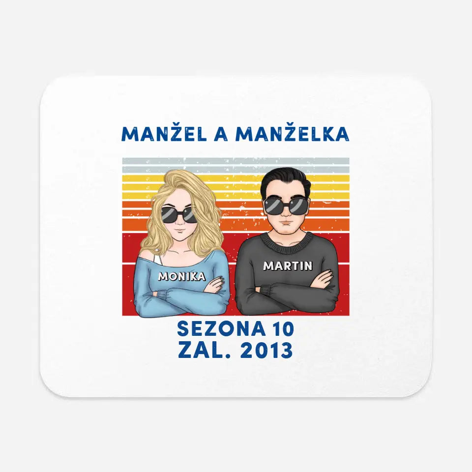 Retro. Manžel a Manželka