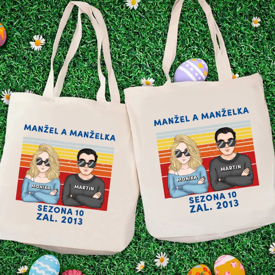 Retro. Manžel a Manželka