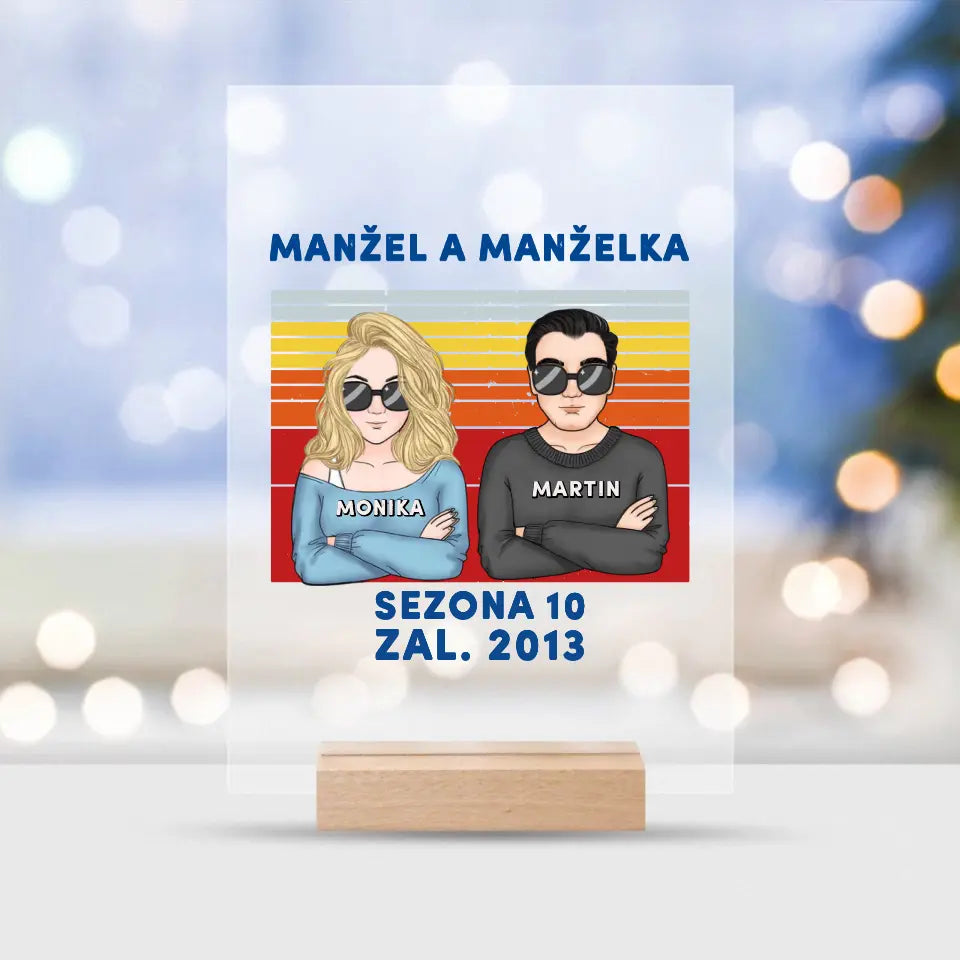 Retro. Manžel a Manželka