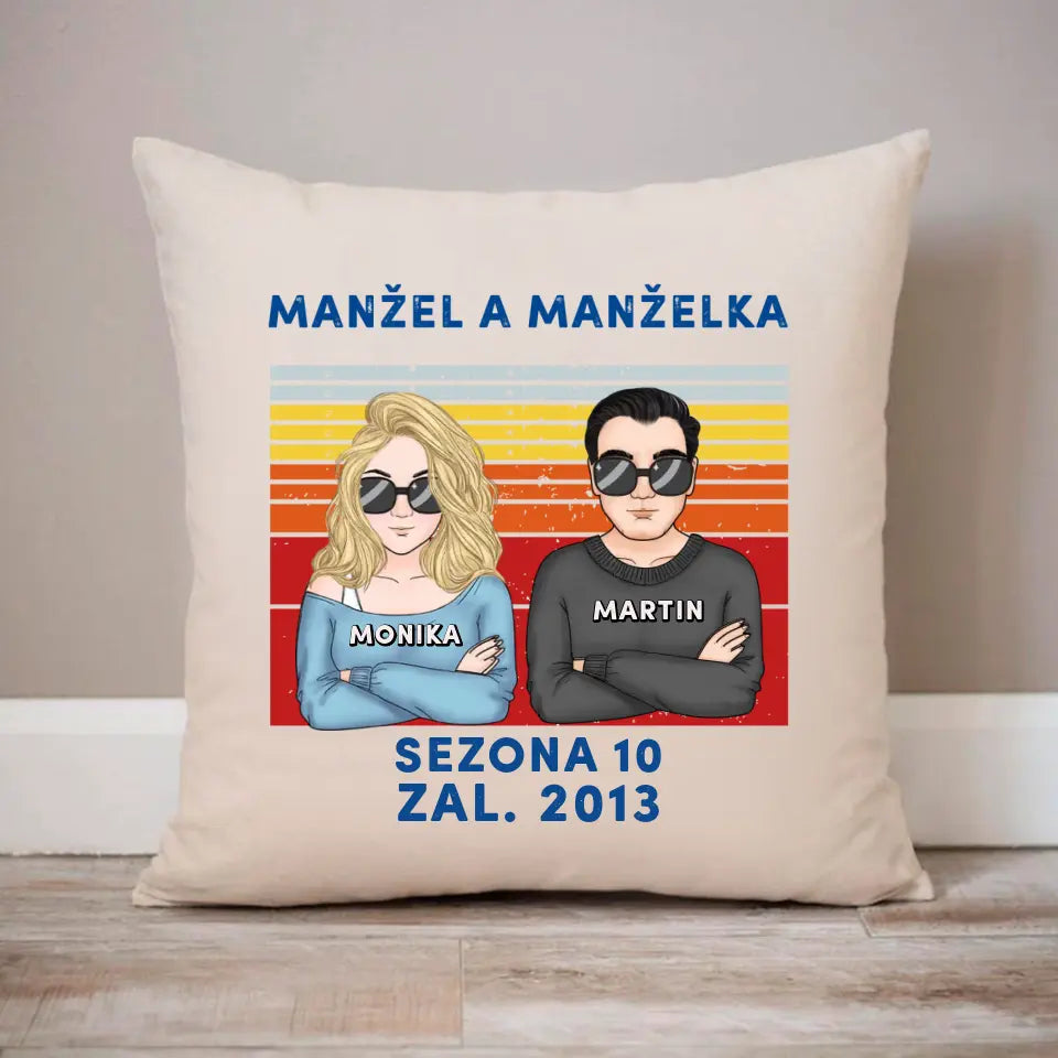 Retro. Manžel a Manželka