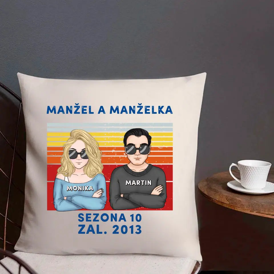 Retro. Manžel a Manželka