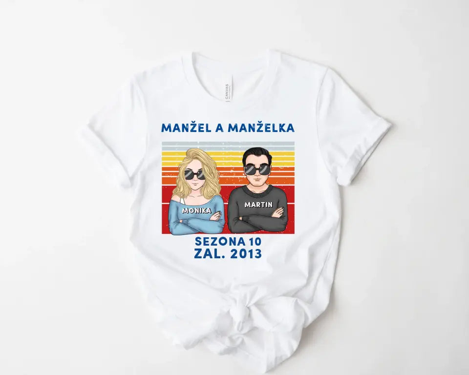 Retro. Manžel a Manželka