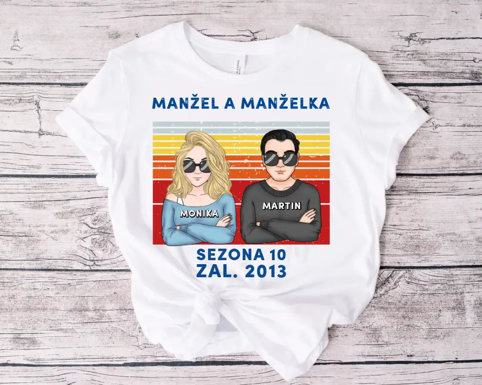 Retro. Manžel a Manželka