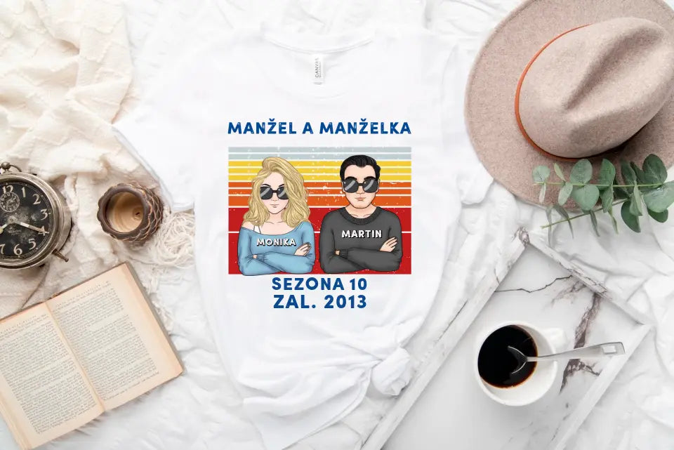 Retro. Manžel a Manželka