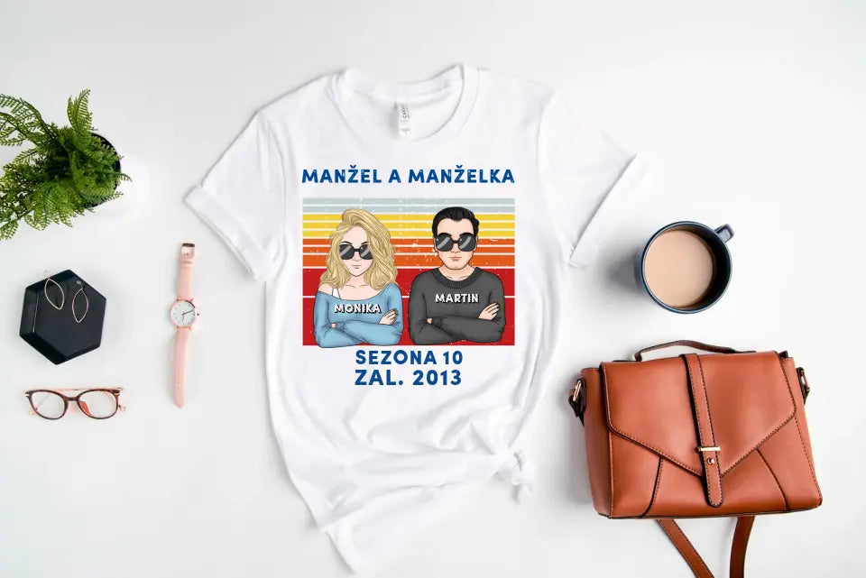 Retro. Manžel a Manželka