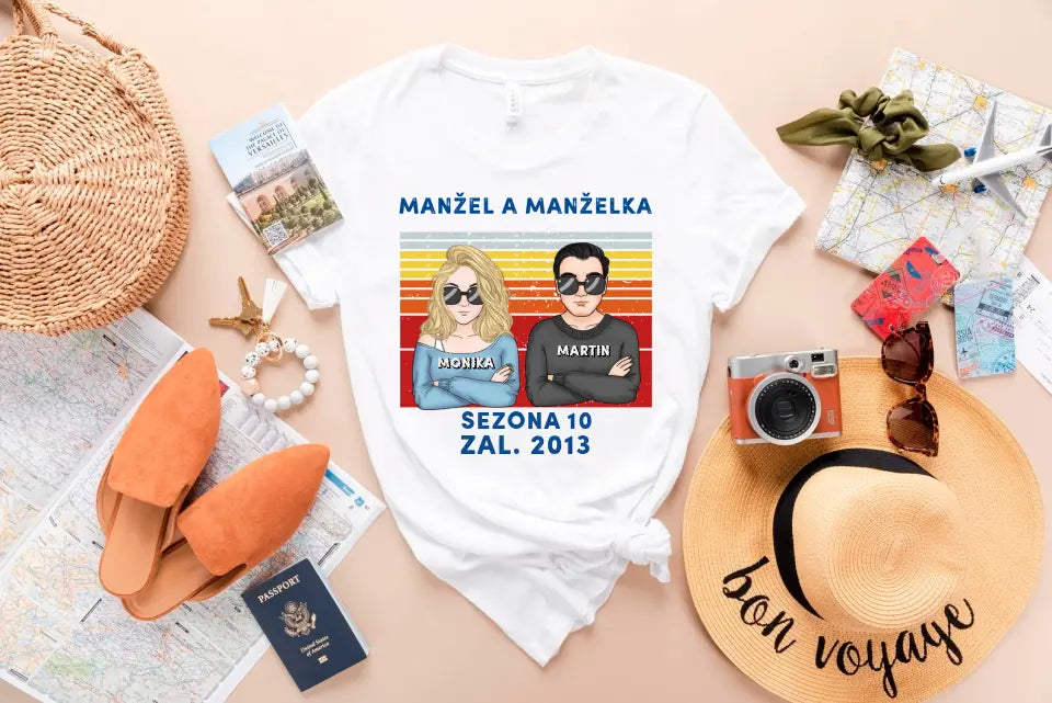 Retro. Manžel a Manželka