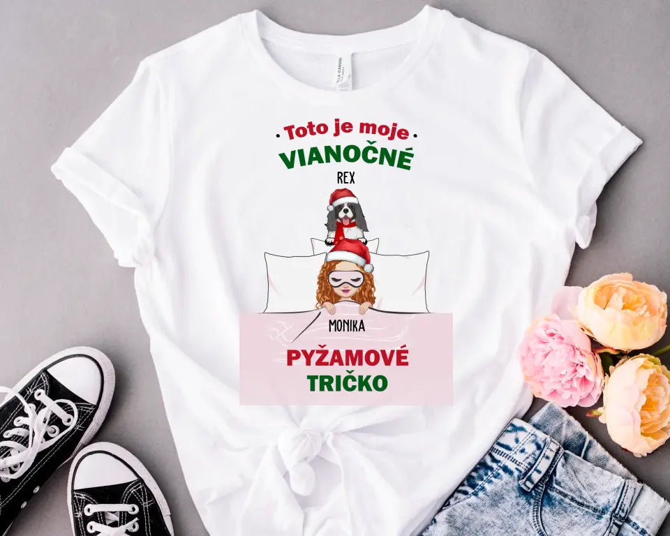 Toto je moje vianočné pyžamové tričko