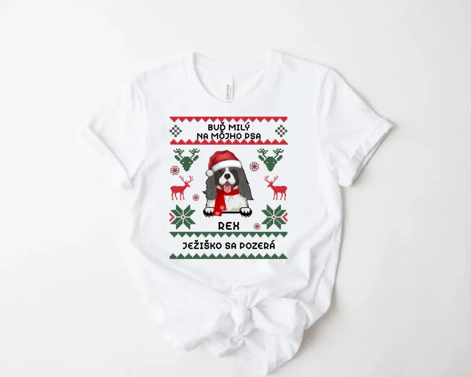 BUĎ MILÝ NA MÔJHO PSA. JEŽIŠKO SA POZERÁ